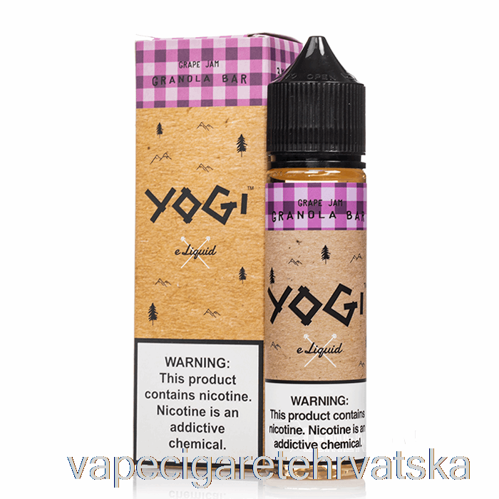 Vape Cigareta Džem Od Grožđa Granola Bar - Yogi E-tekućina - 60 Ml 0 Mg